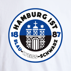 T-Shirt W 'Hamburg ist bws', weiss