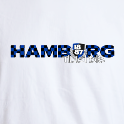 T-Shirt W 'Hamburg Till I Die' retro, weiss