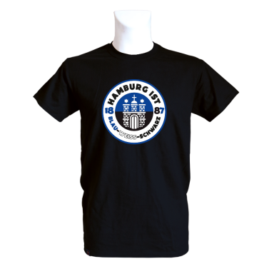 T-Shirt B 'Hamburg ist BWS', schwarz