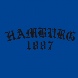 T-Shirt RB 'Old Hamburg 1887_BK', royalblau