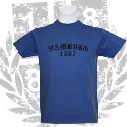 T-Shirt RB 'Old Hamburg 1887_BK', royalblau