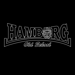 T-Shirt B 'Hamburg Old School', schwarz
