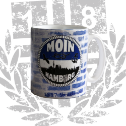 Kaffeebecher Tasse 'Moin Hamburg'