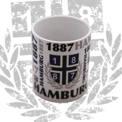 Kaffeebecher Tasse '1887 Hamburg'