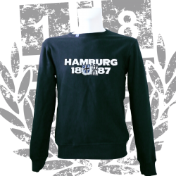 Sweater B 'Lorbeer Hamburg', schwarz