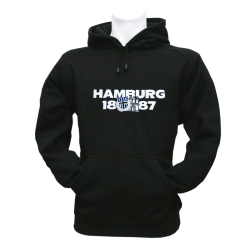 Hoody B 'Lorbeer Hamburg', schwarz