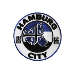 Aufnäher 'Hamburg City', rund