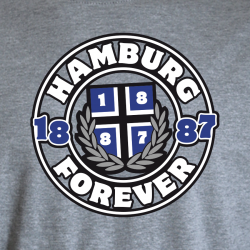 T-Shirt G 'Hamburg 1887 Forever', grau
