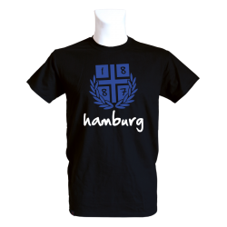 T-Shirt B 'Lorbeer Hamburg', schwarz