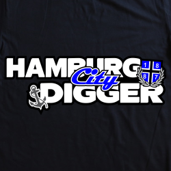 T-Shirt B 'HH City Digger 2022', schwarz