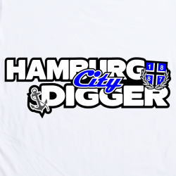 Kinder-T-Shirt W 'HH City Digger 22, weiss