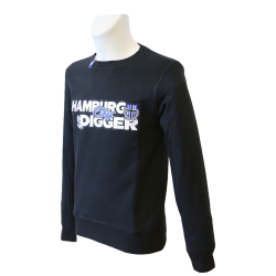 Sweater B '1887 HH City Digger', schwarz