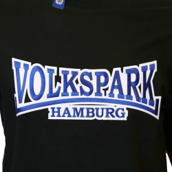 Sweater B 'Volkspark HH blau-weiß', schwarz