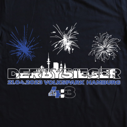 T-Shirt B 'Derbysieger 2023', schwarz