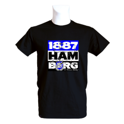 T-Shirt B '1887_Ham_Burg', schwarz