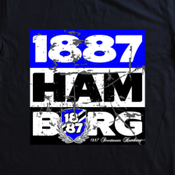 T-Shirt B '1887_Ham_Burg', schwarz
