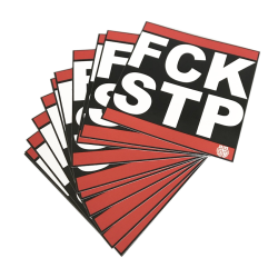 Aufkleber 'FCK-STP'