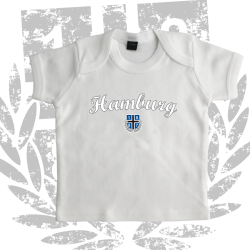 Baby-Shirt '1887 New HH', weiss