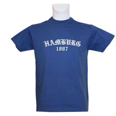 T-Shirt RB 'Old HH 1887_WH', royalblau
