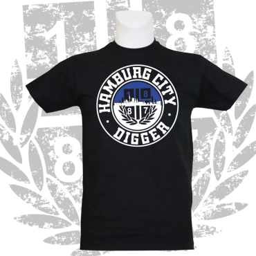 T-Shirt B 'HH City Digger', schwarz
