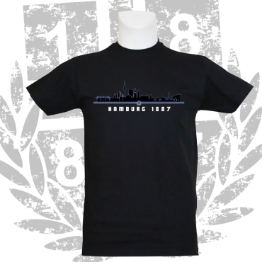T-Shirt B '1887 Skyline', schwarz