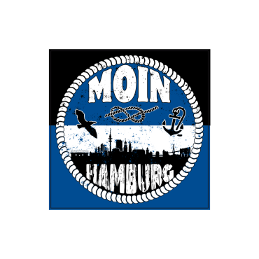Aufkleber 'Moin Hamburg'