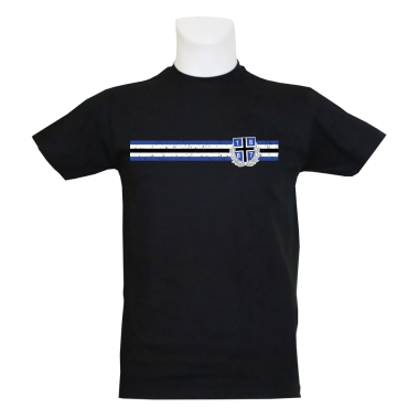 T-Shirt B '1887 Border', schwarz