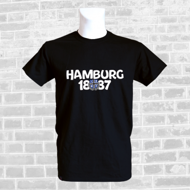 T-Shirt B 'Hamburg 1887_2021', schwarz