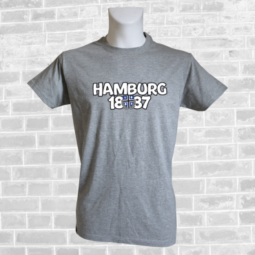 1887 Streetwear Hamburg Volkspark T-Shirt  '1887 Forever' weiß 
