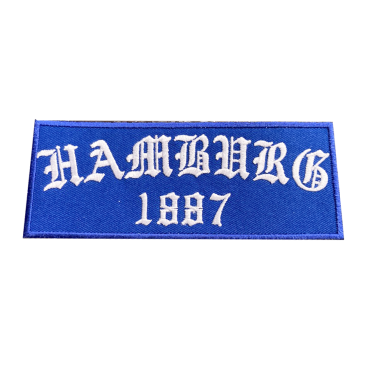 Aufnäher 'Old Hamburg 1887', blue