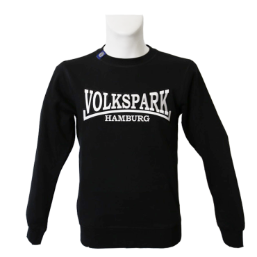 Sweater B 'Volkspark HH White', schwarz