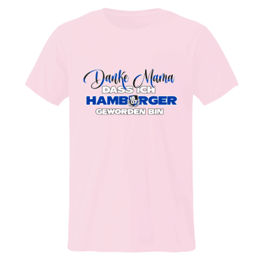 Kinder-T-Shirt P 'Danke Mama...', Pink