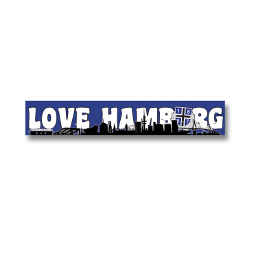 Aufkleber 'Love Hamburg'