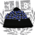 Bommelmütze Beanie B '1887 Cross', schwarz