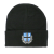 Mütze Beanie '1887 Lorbeer', schwarz