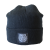 Mütze Beanie '1887 Patch' Ton-in-Ton, schwarz