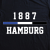 T-Shirt B '1887 Beams', schwarz