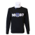 Sweater B 'Big 18Lorbeer87', schwarz