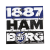 Sticker '1887-HAM-BURG'
