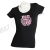 G-Shirt B 'Vin. Lorbeer Pink', schwarz